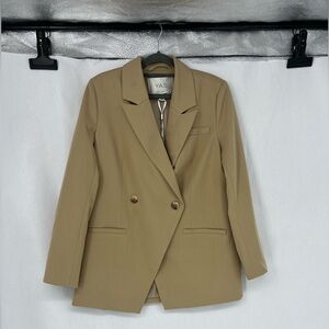 Y.A.S Tan Blazer Jacket double breasted